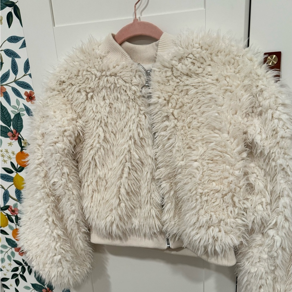 Wild fable cozy zip up bomber jacket